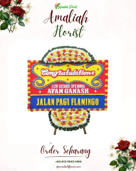 Sewa Papan Bunga Balai Murni Jaya